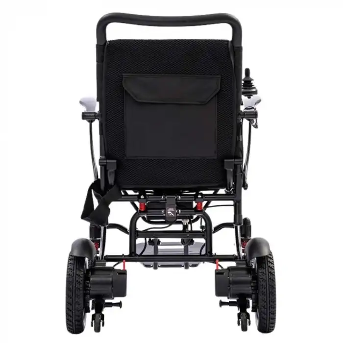 Poylin Karbon Fiber Akülü Tekerlekli Sandalye | Katlanır, Lityum Akülü, 120Kg Taşıma Kapasiteli P214