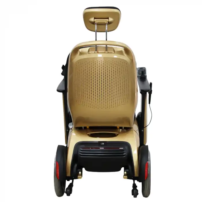 Poylin Masaj Koltuklu Akülü Tekerlekli Sandalye | 25 Km Menzilli, Katlanabilir ve Lüks Tasarım P911