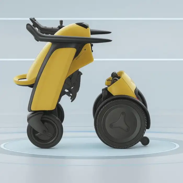 Poylin Masaj Koltuklu Akülü Tekerlekli Sandalye | 25 Km Menzilli, Katlanabilir ve Lüks Tasarım P911