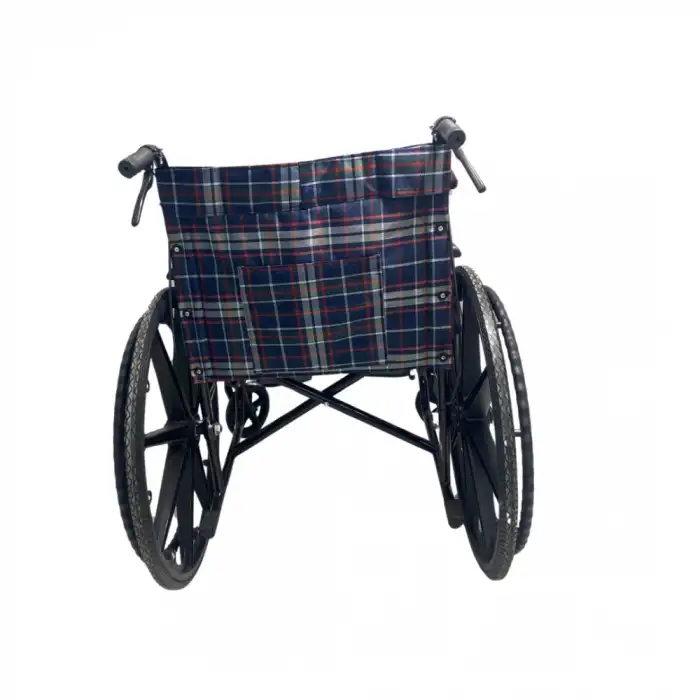 Poylin Ekonomik Tekerlekli Sandalye | Çelik Şase, Katlanabilir ve Antibakteriyel Döşeme P100