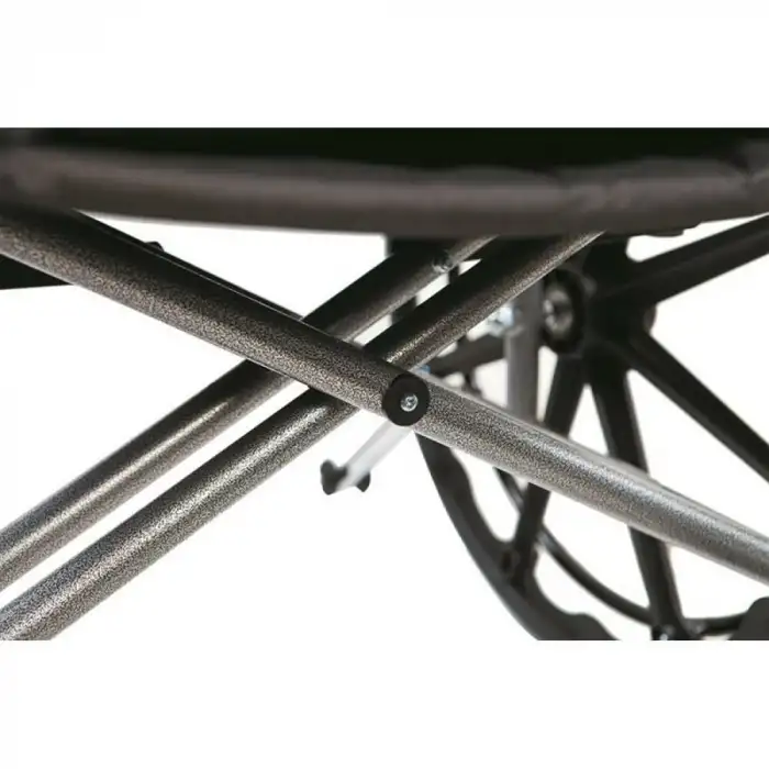 Poylin Büyük Beden Manuel Tekerlekli Sandalye | Katlanabilir Çelik Şase, Ayarlanabilir Ayaklıklı, Antibakteriyel Döşemeli P114-50