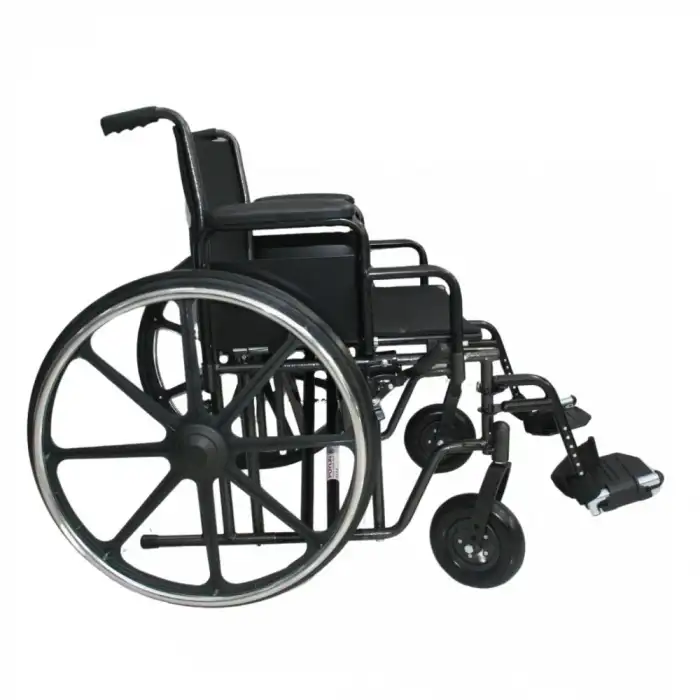 Poylin XXL Bariatrik Tekerlekli Sandalye | Katlanabilir Çift Pistonlu Şase, 250 kg Taşıma Kapasiteli, Antibakteriyel Döşemeli P114-XXL