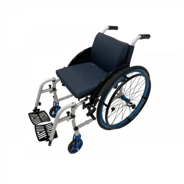 Poylin Aktif Özellikli Alüminyum Tekerlekli Sandalye | Havalı Arka Teker, Katlanabilir Hafif Gövde P145