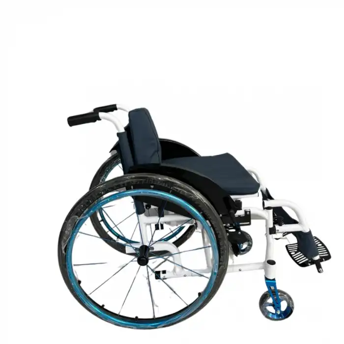 Poylin Aktif Özellikli Alüminyum Tekerlekli Sandalye | Havalı Arka Teker, Katlanabilir Hafif Gövde P145