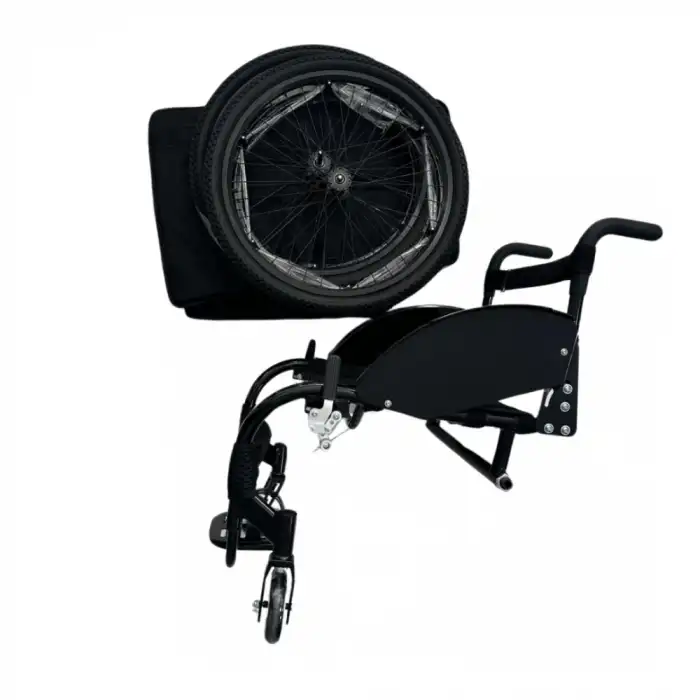 Poylin Aktif Özellikli Alüminyum Tekerlekli Sandalye | 24 Havalı Teker, 4 Oturum Seçeneği, Katlanabilir Gövde P146