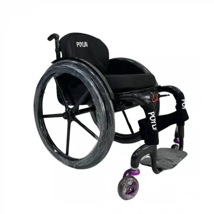 Poylin Aktif Tekerlekli Sandalye Karbon Fiber | Kişiye Özel Ultra Hafif Tasarım, Dolgu Tekerlekli P152