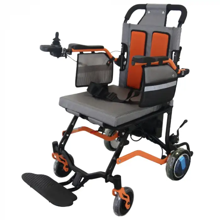 Poylin Akülü Tekerlekli Sandalye | Katlanabilir Şase, Uzaktan Kumandalı, 18 kg Ağırlık P204
