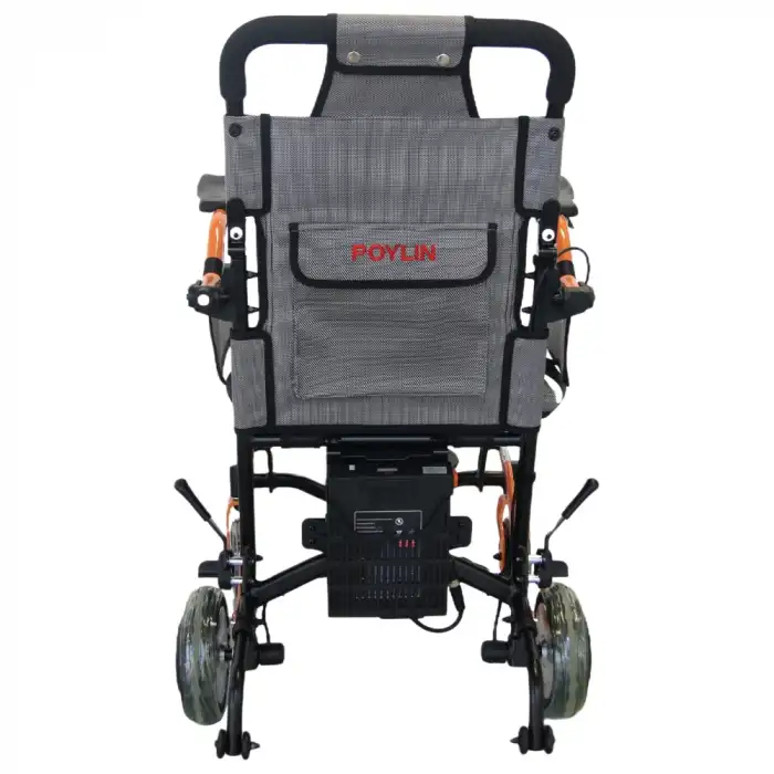 Poylin Akülü Tekerlekli Sandalye | Katlanabilir Şase, Uzaktan Kumandalı, 18 kg Ağırlık P204