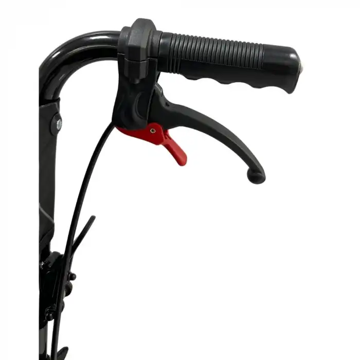 Poylin Refakatçi Tekerlekli Sandalye | Katlanabilir Alüminyum Şase, Refakatçi Frenli, Hafif ve Portatif P806K