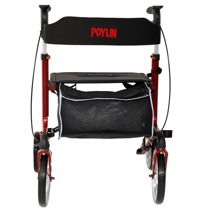 Poylin Lüks Rollatör | Alüminyum, 9,10 Kg, Ayarlanabilir Yükseklik P888