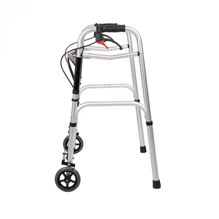 Loco Alüminyum Frenli Walker | Hafif, Katlanabilir ve Ergonomik Tasarımıyla Yaşlılar İçin Güvenli Yürüme Yardımcısı PR-450