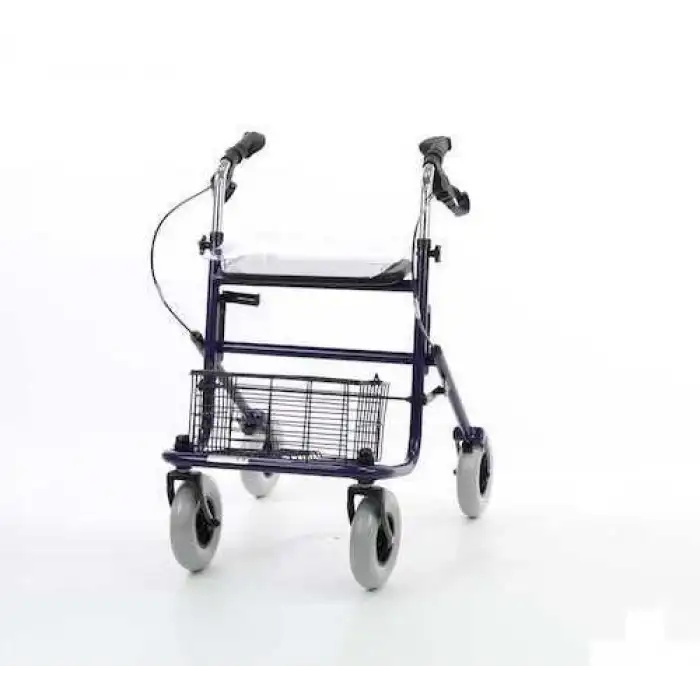 Loco Alüminyum Rollatör | Katlanabilir, Frenli ve Oturaklı Yapısıyla Yaşlı ve Engelliler İçin Güvenli Mobilite Yardımcısı PR-882