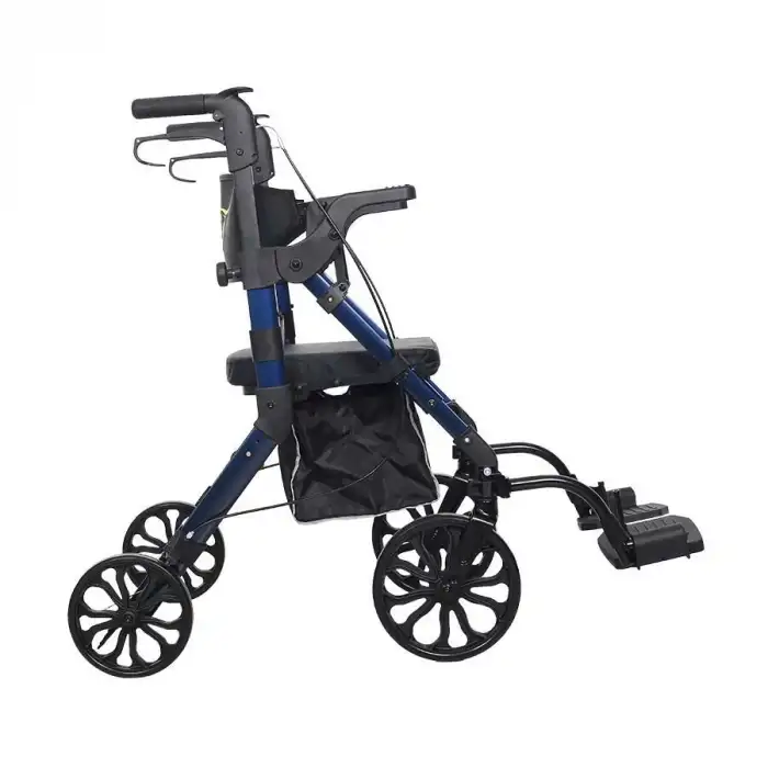 Loco Wheelator Alüminyum Rollator | Katlanabilir Yapısı, Güvenli Fren Sistemi ve Yüksek Taşıma Kapasitesiyle Konforlu Mobilite Desteği PR-898