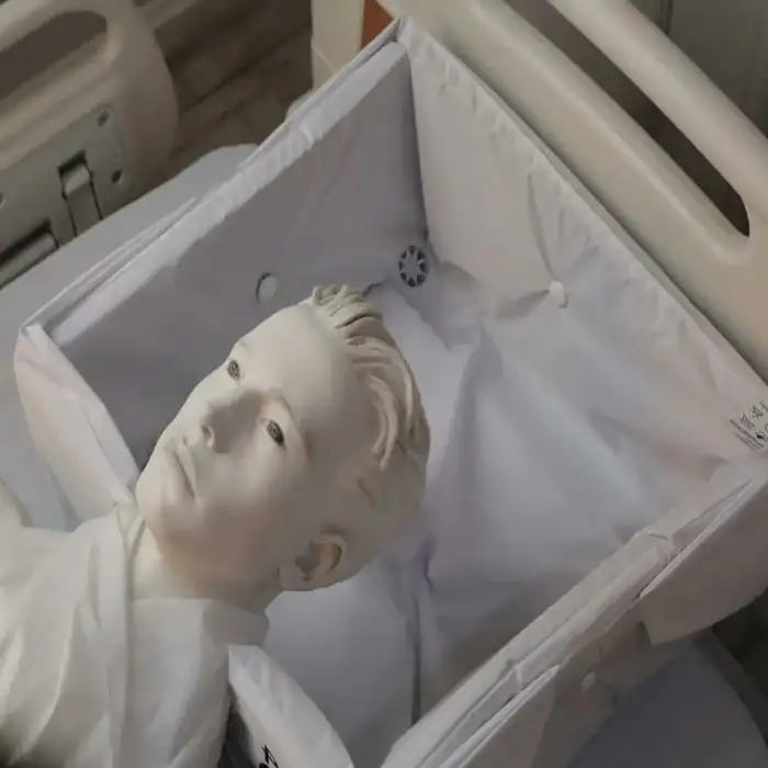 Pratik Baş Yıkama Havuzu | Yatağa Bağımlı Hastalar İçin Su Geçirmez ve Baş Destekli