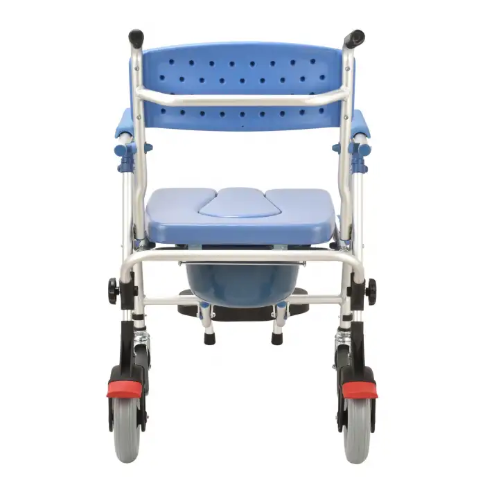 Respirox Banyo Özellikli Seyyar Tuvalet | Katlanabilir Pedallı, Hafif ve Frenli Tasarım RLTS-02