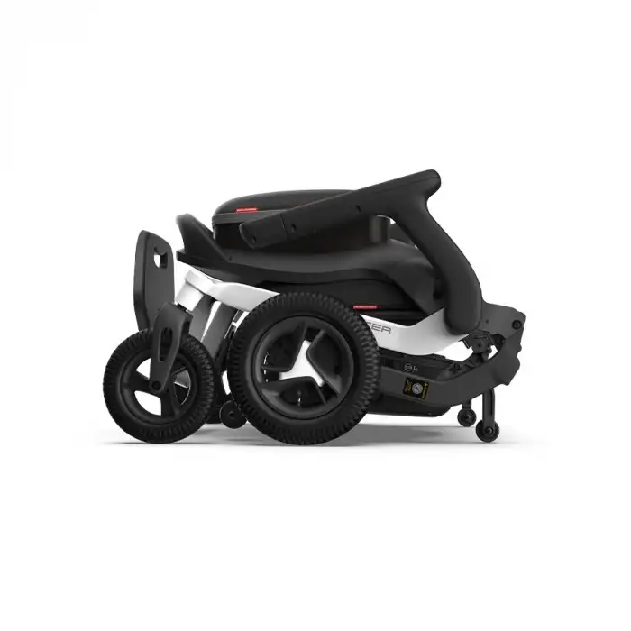 Robooter Akülü Tekerlekli Sandalye Gri | Hafif Alüminyum Gövde, Fırçasız Motor ve 25 km Menzilli Ergonomik Sürüş Desteği E40-20