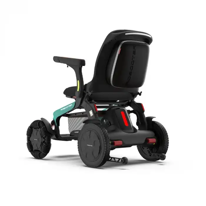 Robooter Akülü Tekerlekli Sandalye | Gelişmiş 10 km/h Hız, Ergonomik Yapı ve 23 km Menzilli Konforlu Kullanım E60 PRO A