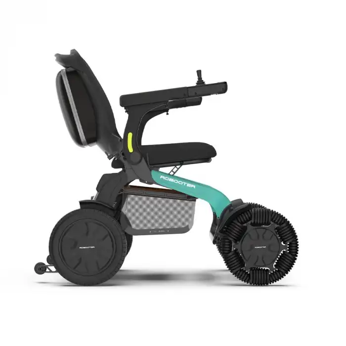 Robooter Akülü Tekerlekli Sandalye | Gelişmiş 10 km/h Hız, Ergonomik Yapı ve 23 km Menzilli Konforlu Kullanım E60 PRO A