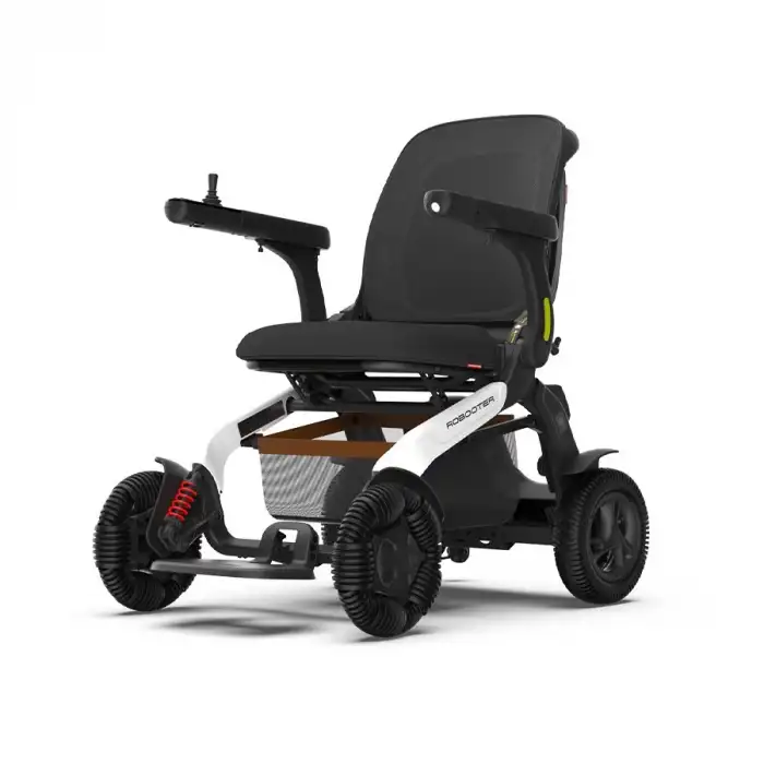Robooter Akülü Tekerlekli Sandalye | Katlanabilir Yapı, Hafif Tasarım ve 23 km Menzilli Ergonomik Mobilite Desteği E60A