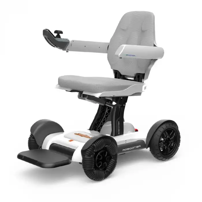 Robooter Akülü Tekerlekli Sandalye | Ergonomik Tasarım, Hafif Alüminyum Gövde ve 35 km Menzilli Mobilite Desteği X40