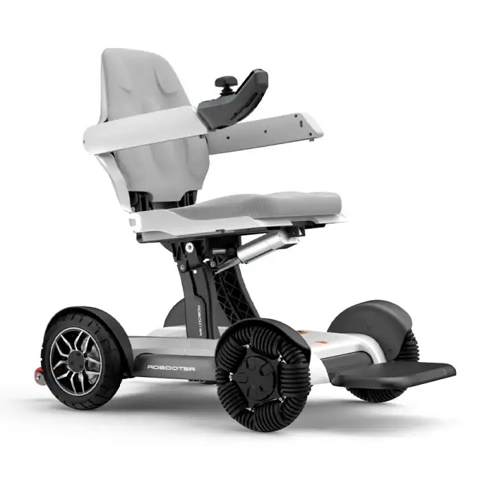 Robooter Akülü Tekerlekli Sandalye | Ergonomik Tasarım, Hafif Alüminyum Gövde ve 35 km Menzilli Mobilite Desteği X40