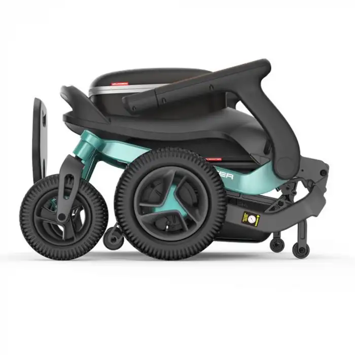 Robooter Akülü Tekerlekli Sandalye Yeşil | Hafif Alüminyum Gövde, Fırçasız Motor ve 25 km Menzilli Ergonomik Sürüş Desteği E40-20