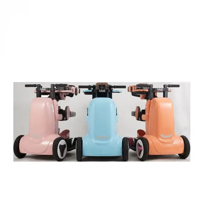 Robooter Pediatrik Akülü Tekerlekli Sandalye | Hafif Katlanabilir Tasarım, Uzaktan Kontrol Özelliği ve 15 km Menzilli Güvenli Mobilite Desteği XZ-DROID P