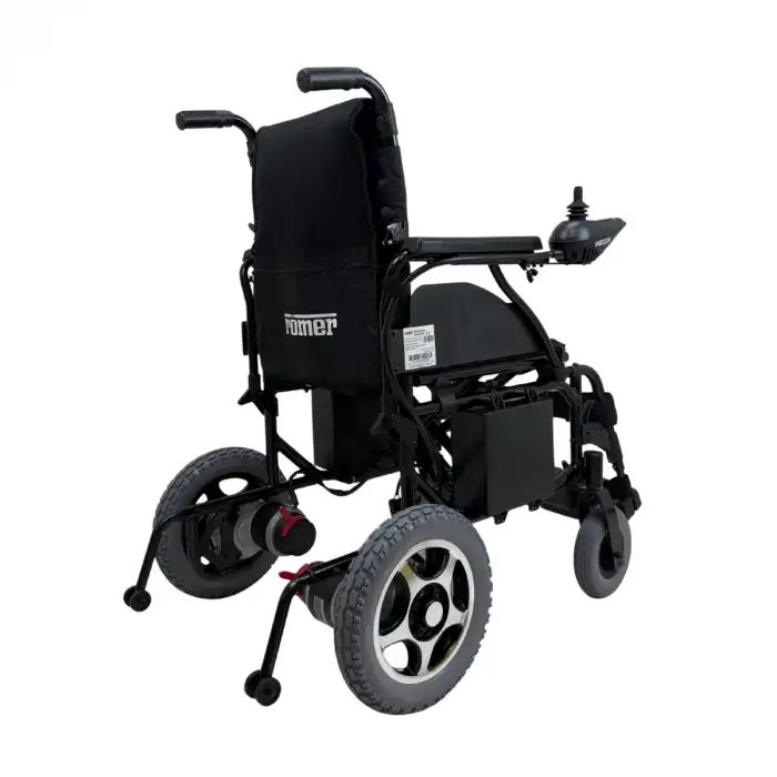 Römer Akülü Tekerlekli Sandalye | Katlanabilir Çelik Şase, Konforlu Minder R107