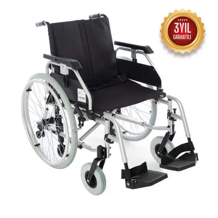 Römer Lüx Alüminyum Manuel Tekerlekli Sandalye|6 Tekerlekli, Katlanabilir ve Ayarlanabilir Yapı R223