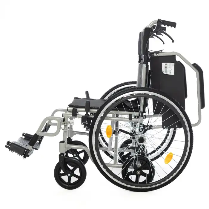 Römer Özellikli Alüminyum Manuel Tekerlekli Sandalye | Katlanabilir ve Baldır Destekli R224