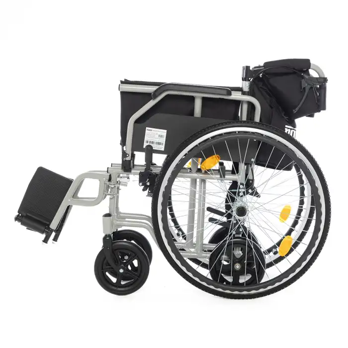 Römer Özellikli Alüminyum Manuel Tekerlekli Sandalye | Katlanabilir ve Baldır Destekli R224