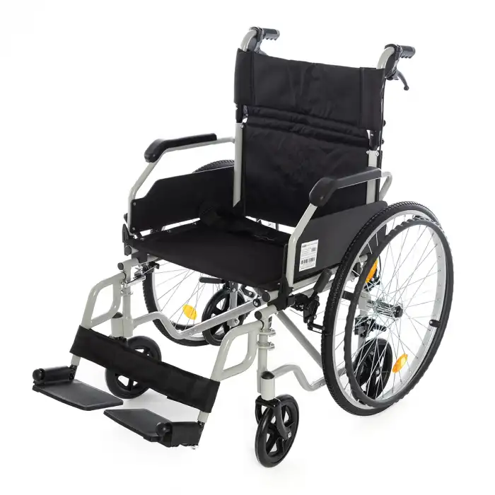 Römer Özellikli Alüminyum Manuel Tekerlekli Sandalye | Katlanabilir ve Baldır Destekli R224