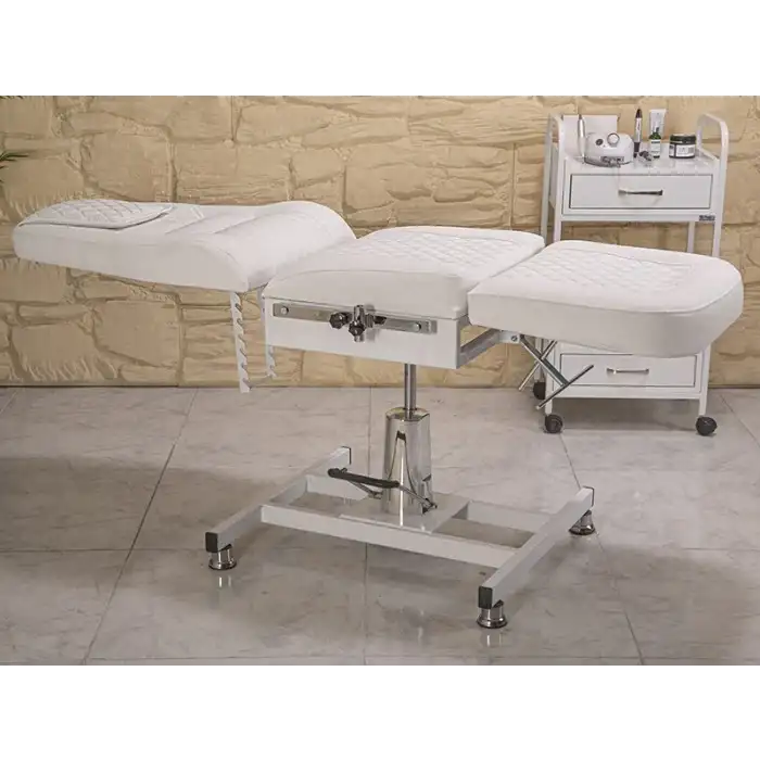 Royal-3 Sırt ve Ayak Kısmı Hareketli Koltuk Beyaz | Ekstra Yükseklik ve Dayanıklı 2431