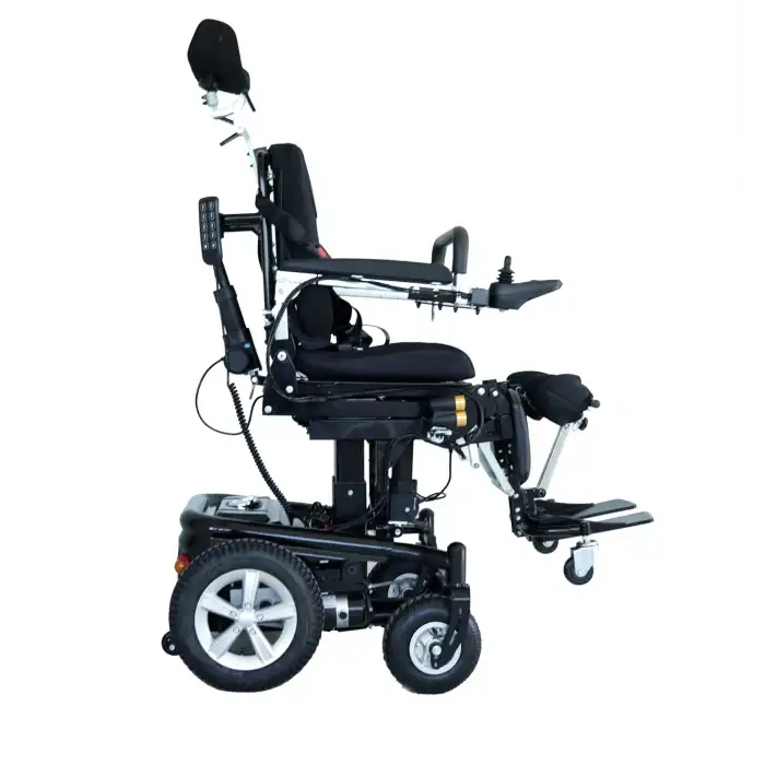 Scuba Ayağa Kaldıran Akülü Tekerlekli Sandalye | Uzun Menzilli Tilt Fonksiyonlu Çelik Gövde S302
