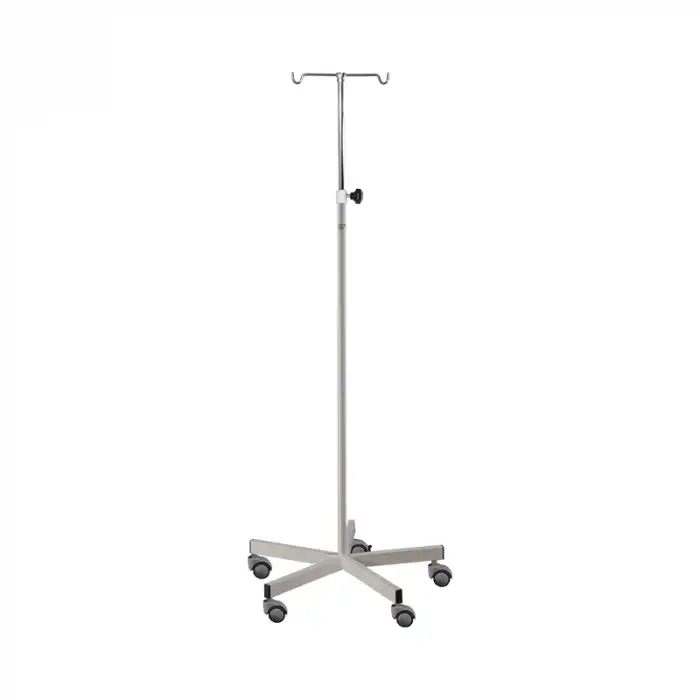 Serum Askısı | Nikelajlı Gövde, 2 veya 4 Kancalı, 5 Tekerlekli Antistatik Taban E-287/A