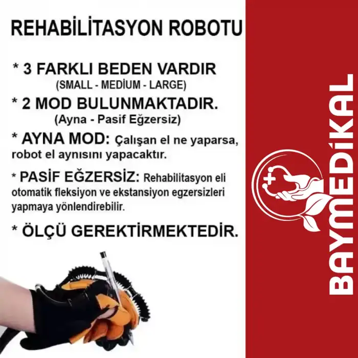 Syrebo Çocuk El Rehabilitasyon Robotu | Parmak Eklem Disfonksiyonu Tedavisi ve Ayna Terapi C10 Sol