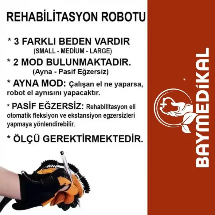 Syrebo Yetişkinler İçin El Rehabilitasyon Robotu| Pasif Egzersiz, Ayna Terapi ve Destekli Sağ El C10