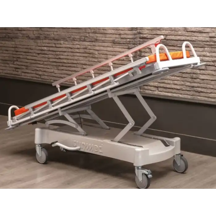 Turuncu Hidrolik Özellikli Hasta Taşıma Sedyesi | Hidrolik Yükseklik, X-Ray Kaset Yerli ve Emniyet Kemerli TM-C3017