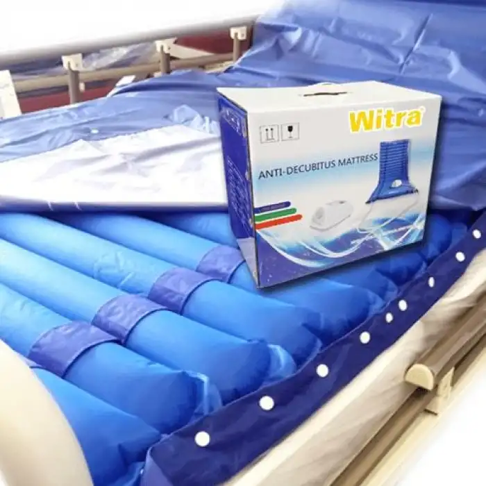 Witra Boru Tipi Antibakteriyel Havalı Yatak 12 cm | A+B Sistem, Sıvı Geçirmez ve Ergonomik