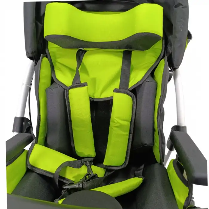 Poylin Yeni Engelli Bebek Puseti | Tilt Özellikli, Çift Yönlü Oturma Ünitesi, Havalı Tekerlekli P990