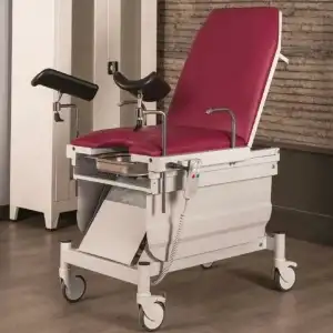 2 Motorlu Jinekolojik Muayene Koltuğu | Sırt-Yükseklik Motorlu, Çıkarılabilir Ayakucu TM-A 1020