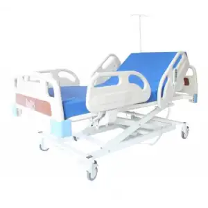 3 Motorlu Full ABS Asansörlü Hasta Karyolası | 200 kg, Piston Motor, Yükseklik Ayarı, ABS Korkuluk