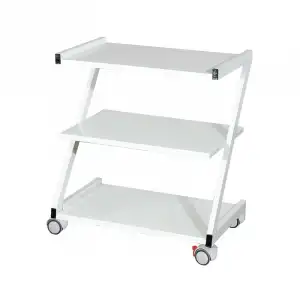 Cihaz Arabası | Z Tipi, Üç Katlı Metal Gövde, Antistatik Tekerlekli E-231/B