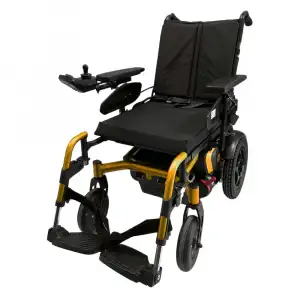 Poylin Akülü Tekerlekli Sandalye Turuncu | Manuel Tilt Özellikli, Ayarlanabilir Genişlik, Elektromanyetik Fren P266