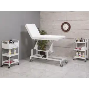 Comfort-2 Elektrikli İki Motorlu Bakım Masası Beyaz | Yükseklik Ayarlı Motorlu Sistem 3603