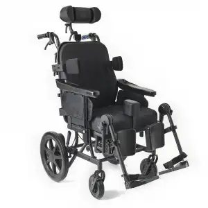 Comfort Plus Tetraplaji Tekerlekli Sandalye | Tilt ve Sırt Yatarlı Çok Fonksiyonlu Model DM-959-12