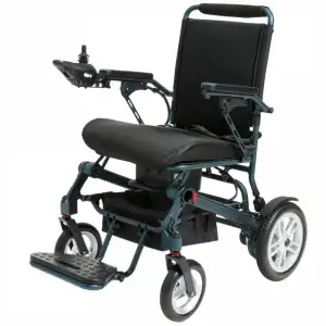 Poylin Ultra Hafif Akülü Tekerlekli Sandalye | 20 Kg Alüminyum Gövde 12AH Lityum İyon Batarya P203