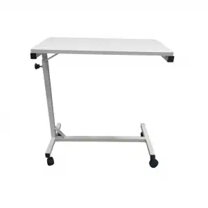 Ahşap Manuel Yemek Masası|Antibakteriyel Elektrostatik Boyalı, Tekerlekli & Manuel Çevirmeli Tasarım