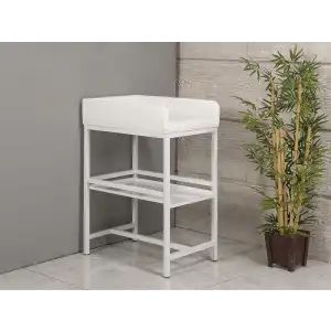 Bebek Alt Açma Alt Değiştirme Ve Kundaklama Masası | Vinleks Şilteli Korumalıklı Metal Gövde 4701
