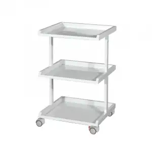 Cihaz Arabası | Antibakteriyel Boyalı, Üç Katlı, Antistatik Tekerlekli E-230/A